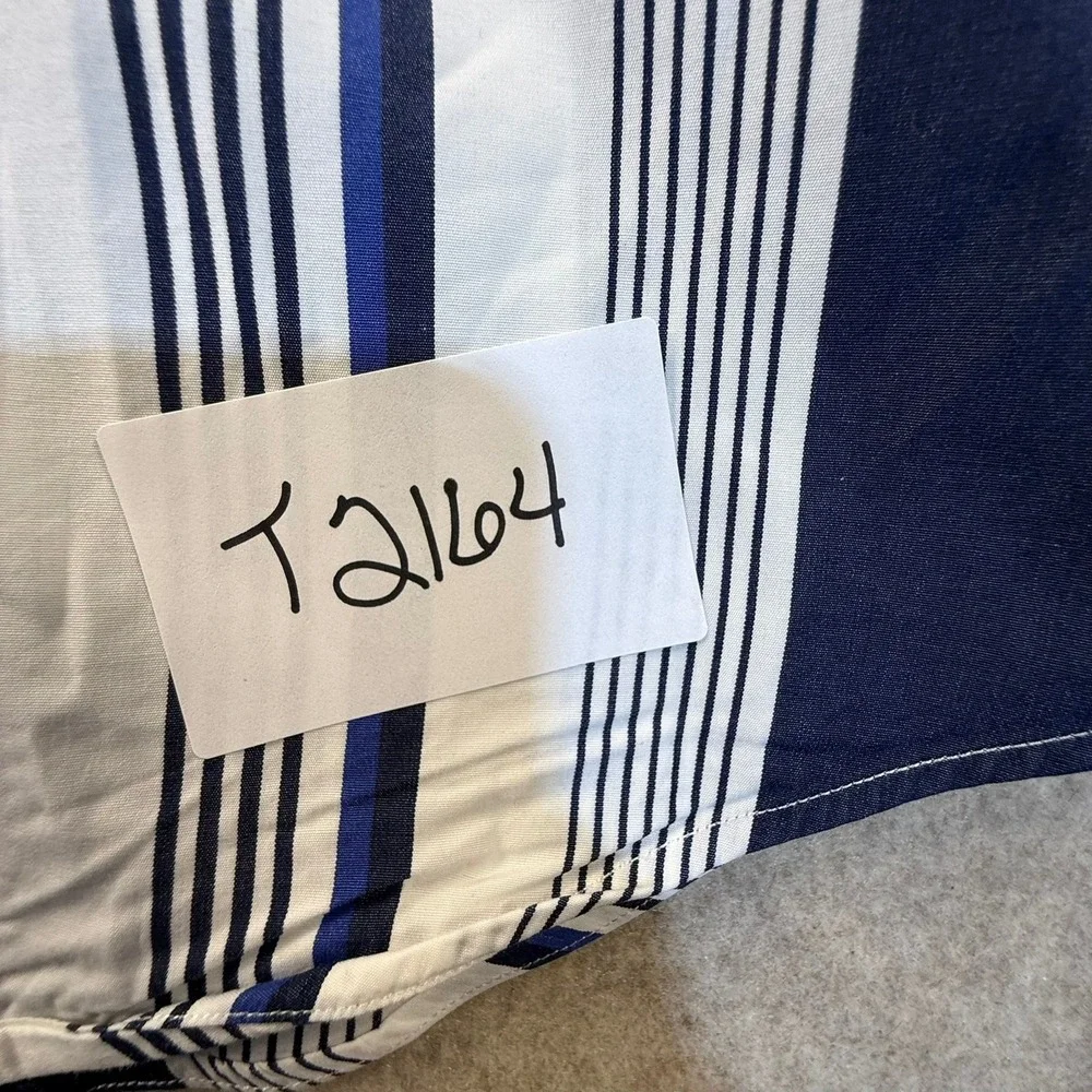 Polo Ralph Lauren Regent Classic Fit Stripe Button Down Shirt Blue White XL 17.5